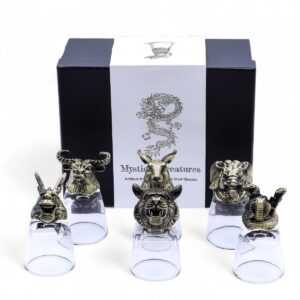 Darilni set kozarčkov za žgane pijače Wild Forest Creatures (6×50 ml)