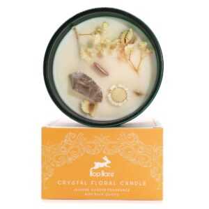 Sveča s kristalom Hop Hare – The Lion (Jasmin in Kamena strela)