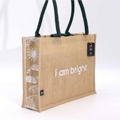 Hop Hare Jute torba – I Am Bright