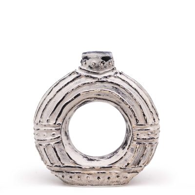 Keramična vaza »Round Terra« – krem, 18 cm