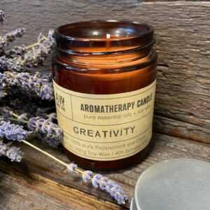 Aromaterapevtska sojina sveča »Ustvarjalnost« – Creativity (200 g)