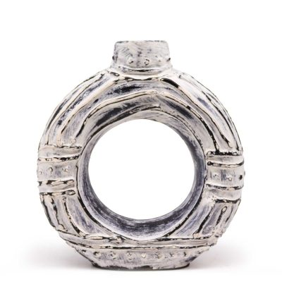 Keramična vaza »Round Terra« – krem, 23 cm