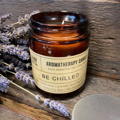 Aromaterapevtska sojina sveča »Za sprostitev« – Be Chilled (200 g)