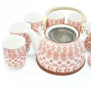 Čajni set Jantar – čajnik in 6 skodelic
