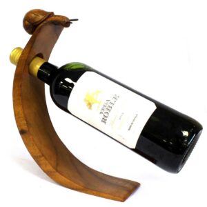 Leseno stojalo za vino - Polž