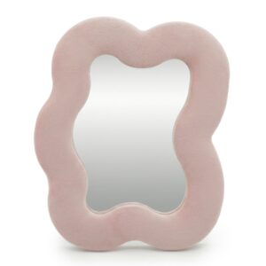 Ogledalo Soft Squiggly – Square Pebble – Rose Blush