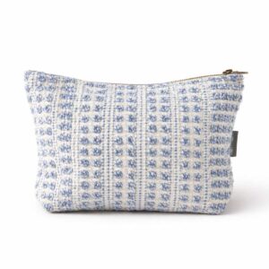 Toaletna torbica Nomad Sari Indian Jacquard – Indigo Echo
