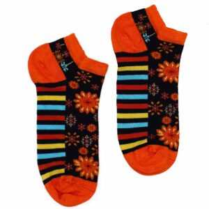 Nogavice iz bambusa Hop Hare nizke (36-40) - Mandala Flowers